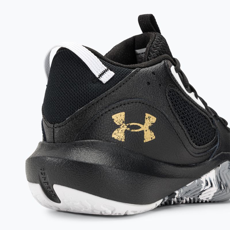 Buty do koszykówki męskie Under Armour Lockdown 6 black/black/metallic gold 9