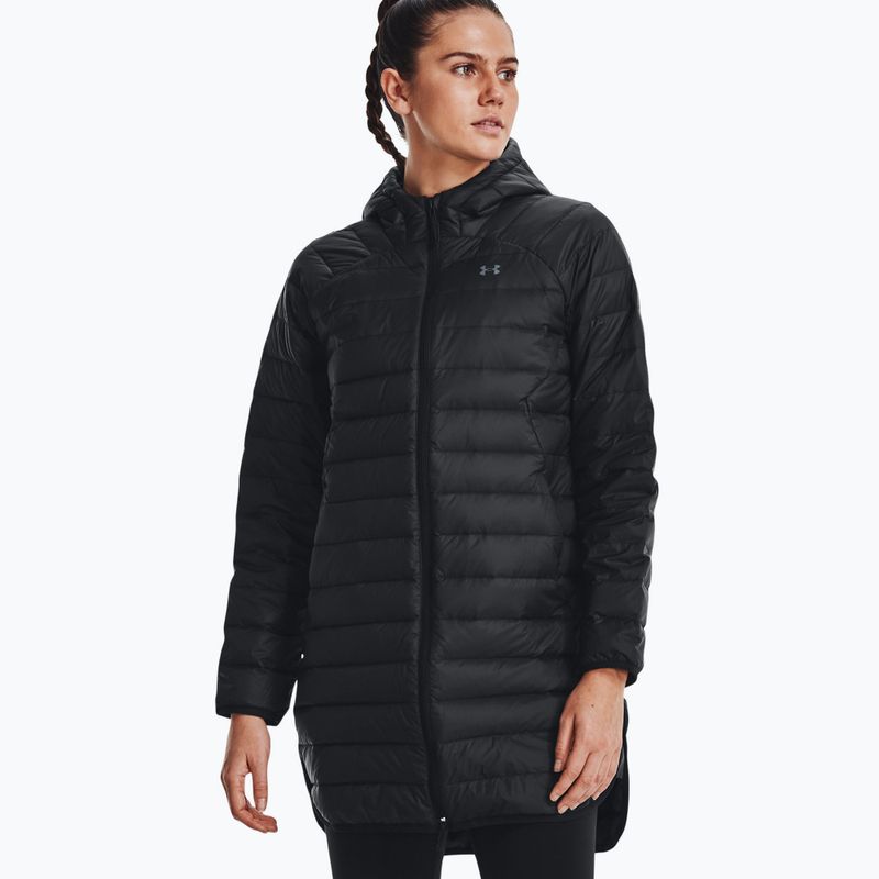 Płaszcz puchowy damski Under Armour Armour Down 2.0 Parka black/pitch gray