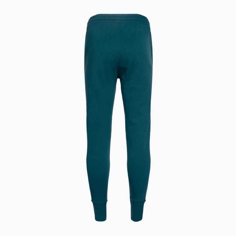 Spodnie damskie Under Armour Rival Fleece Joggers tourmaline teal/white 4