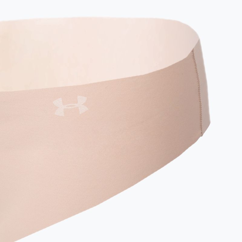 Stringi damskie Under Armour Pure Stretch Thong 3 pary beige/beige/white 4