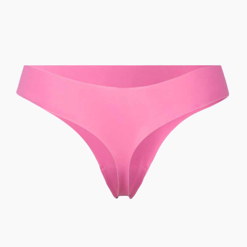 Stringi damskie Under Armour Pure Stretch Thong Print 3 pary pace pink/dark cherry/afterglow 3