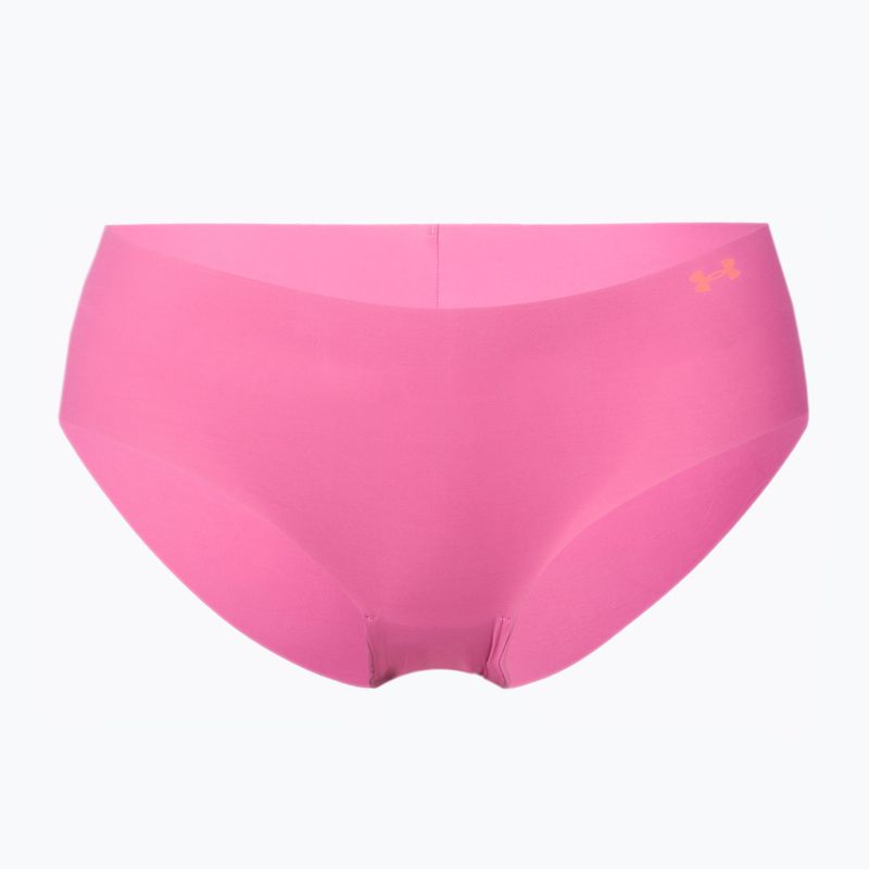 Majtki damskie Under Armour Pure Stretch Hipster Print 3 pary pace pink/dark cherry/afterglow 2