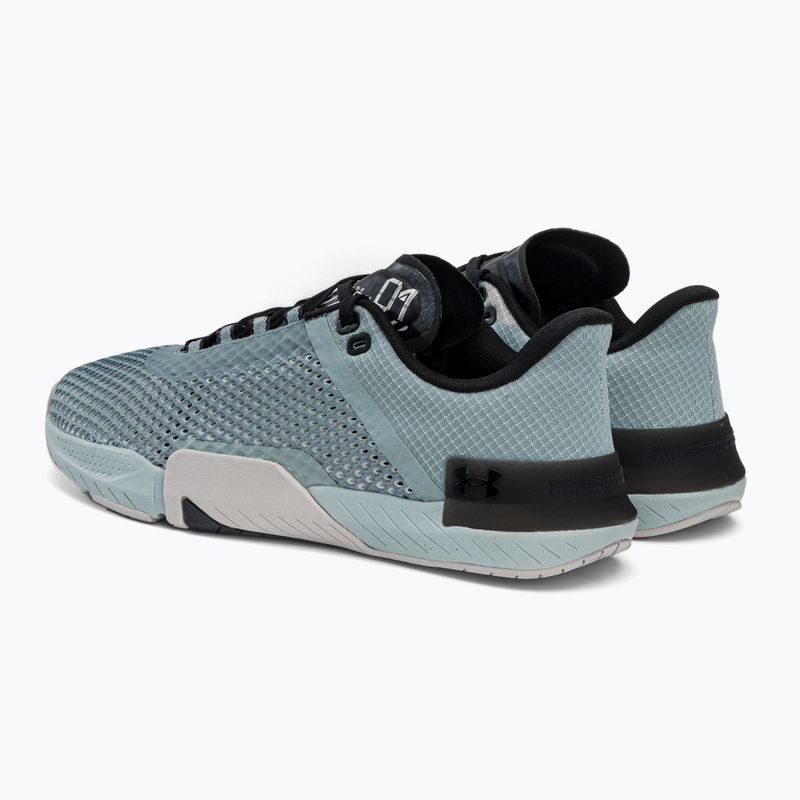 Buty treningowe męskie Under Armour UA Tribase Reign 4 opal green/ghost gray/black 3