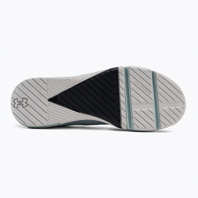 Buty treningowe męskie Under Armour UA Tribase Reign 4 opal green/ghost gray/black 5