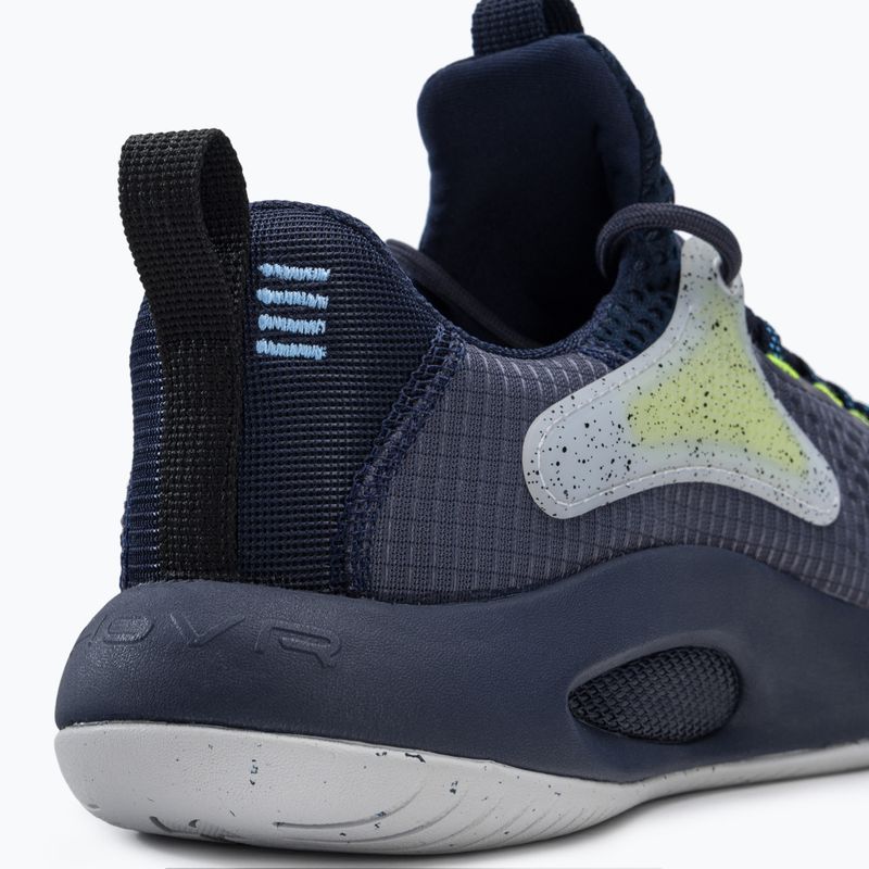 Buty treningowe męskie Under Armour Hovr Rise 4 tempered steel/midnight navy/carolina blue 8