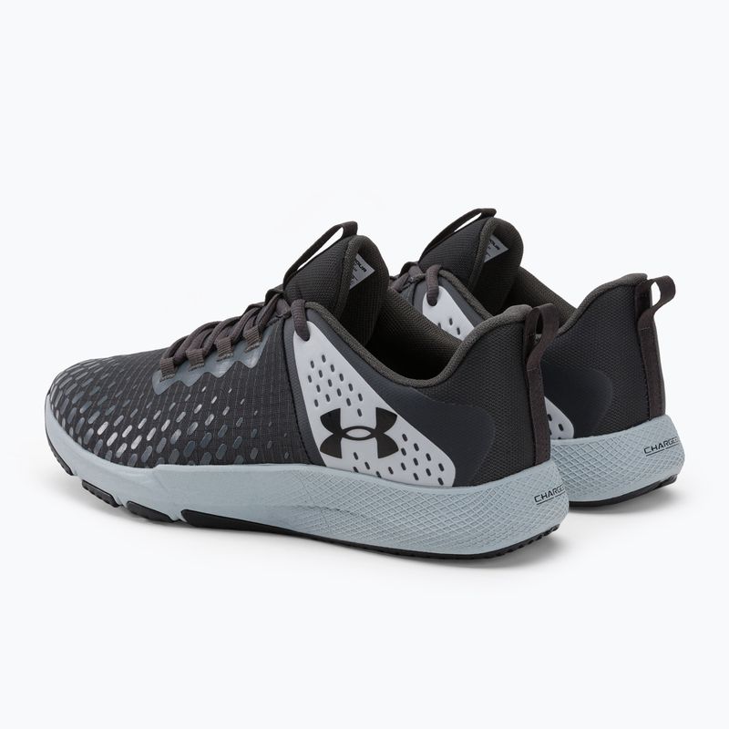 Buty treningowe męskie Under Armour Charged Engage 2 jet gray/mod gray/white 3
