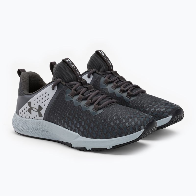 Buty treningowe męskie Under Armour Charged Engage 2 jet gray/mod gray/white 4