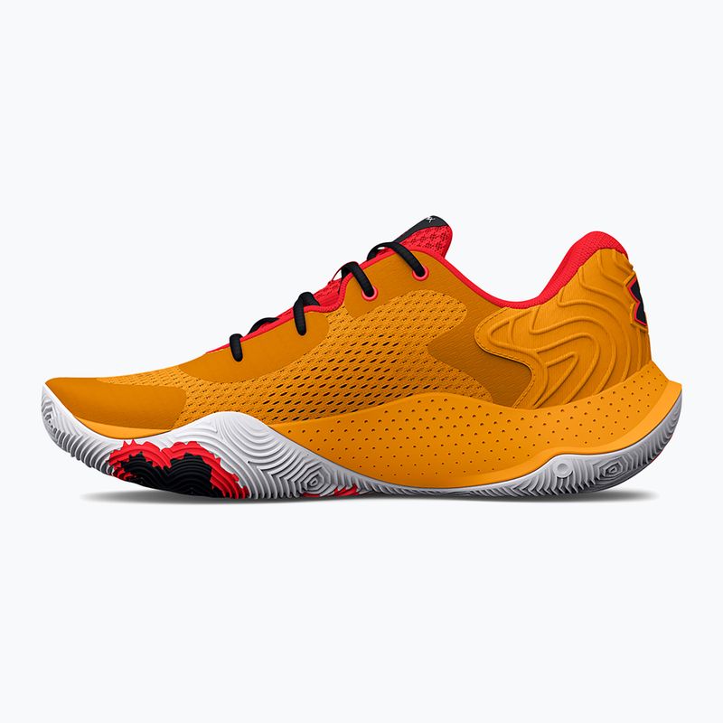 Buty do koszykówki męskie Under Armour Spawn 4 orange shock/white/black 12