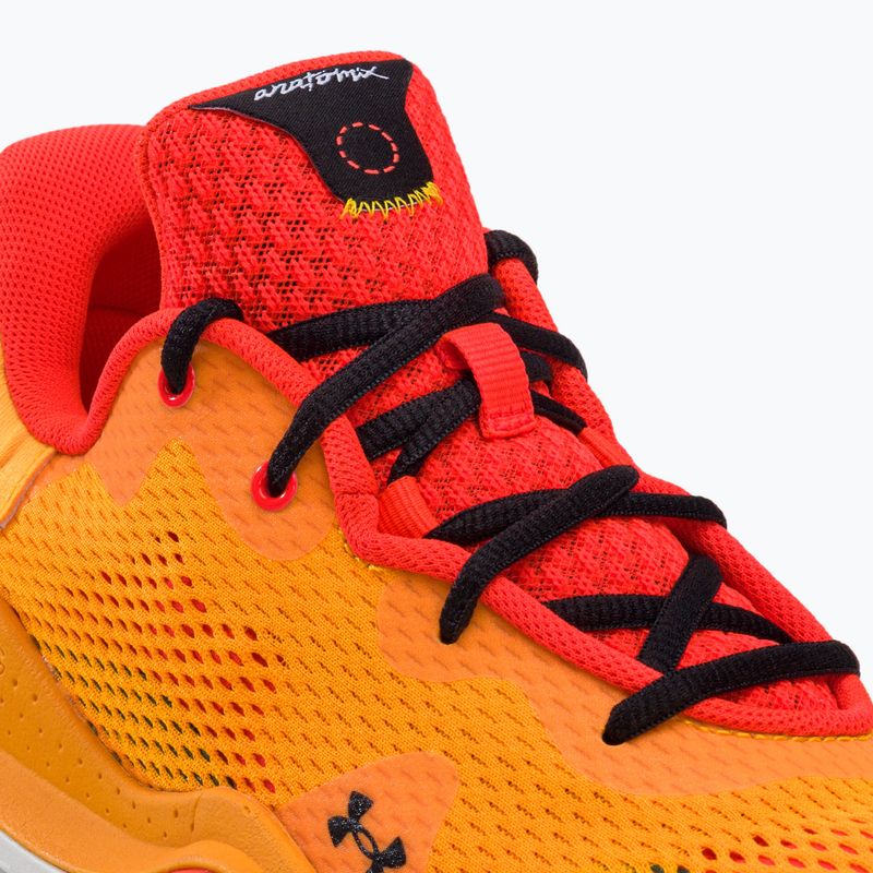Buty do koszykówki męskie Under Armour Spawn 4 orange shock/white/black 9