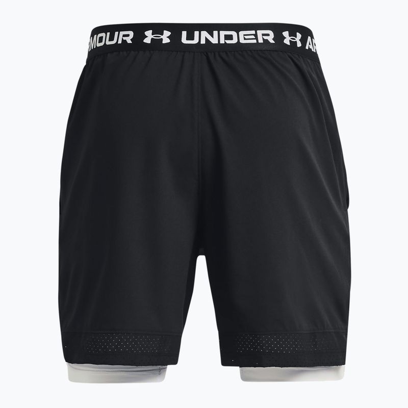 Spodenki treningowe męskie Under Armour Vanish Woven 2In1 Sts black/white 2