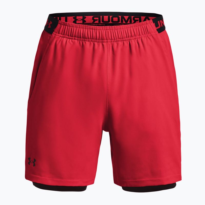 Spodenki treningowe męskie Under Armour Vanish Woven 2In1 Sts radio red/chestnut red/chestnut red