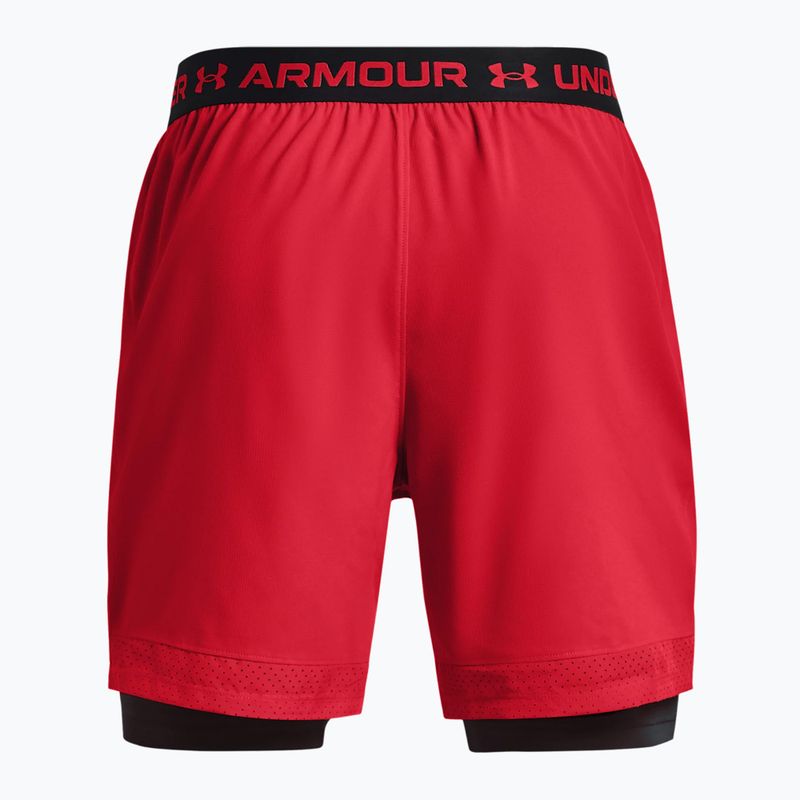 Spodenki treningowe męskie Under Armour Vanish Woven 2In1 Sts radio red/chestnut red/chestnut red 2