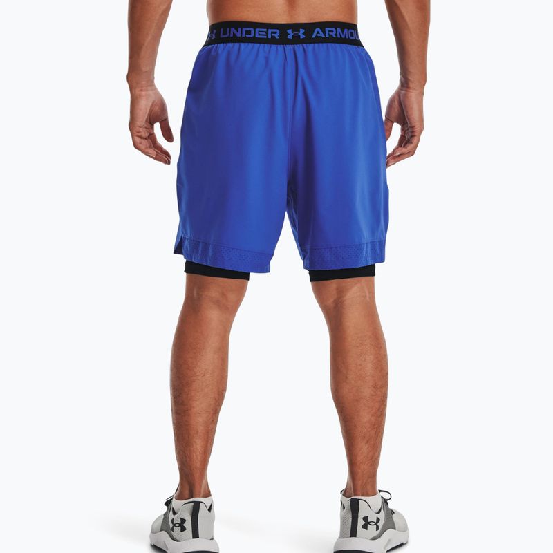 Spodenki treningowe męskie Under Armour Vanish Woven 2In1 Sts versa blue/black/black 4
