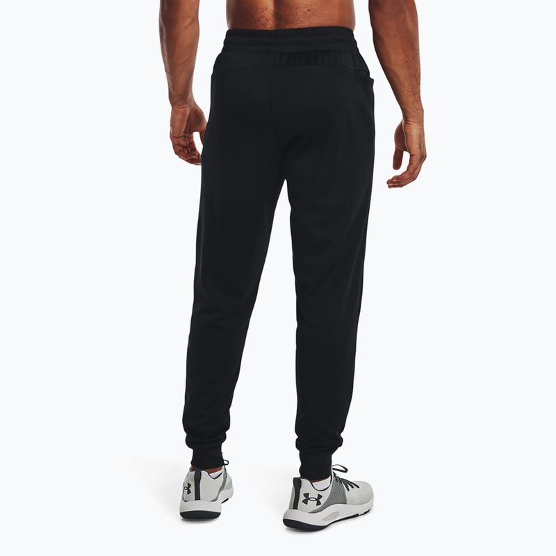 Spodnie męskie Under Armour Armour Fleece Joggers black/black 3