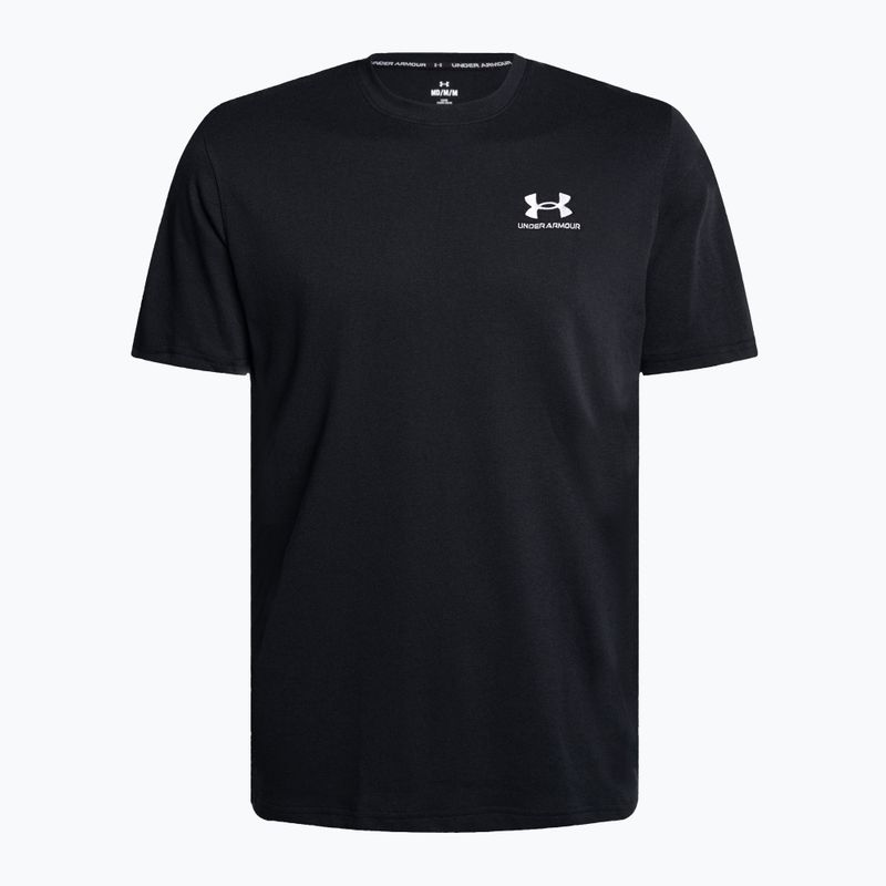 Koszulka męska Under Armour Logo Emb Heavyweight black/white 5