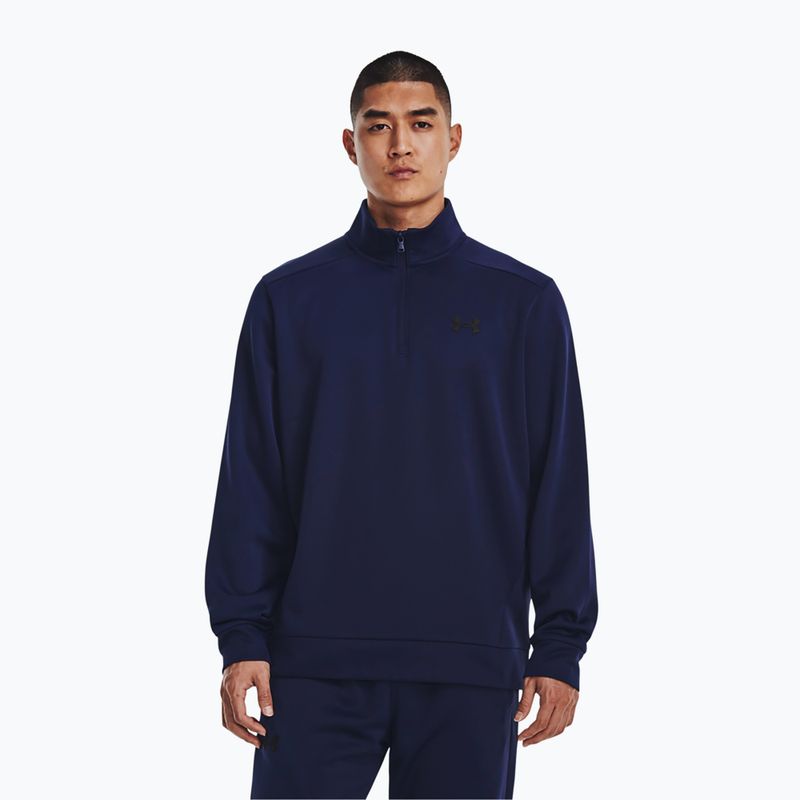 Bluza treningowa męska Under Armour Armour Fleece 1/4 Zip midnight navy/black