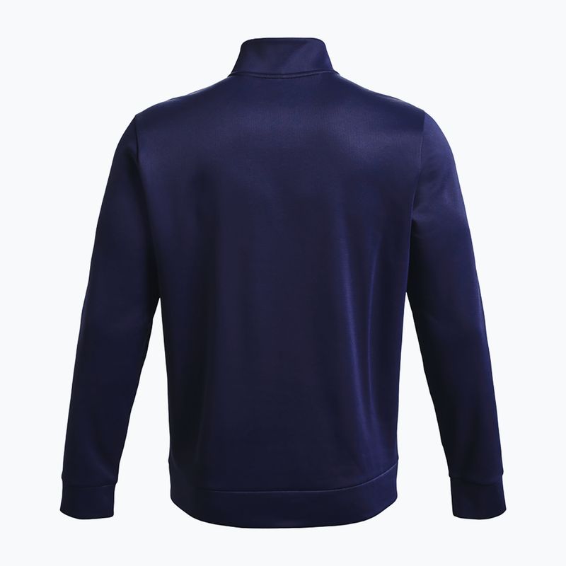 Bluza treningowa męska Under Armour Armour Fleece 1/4 Zip midnight navy/black 5