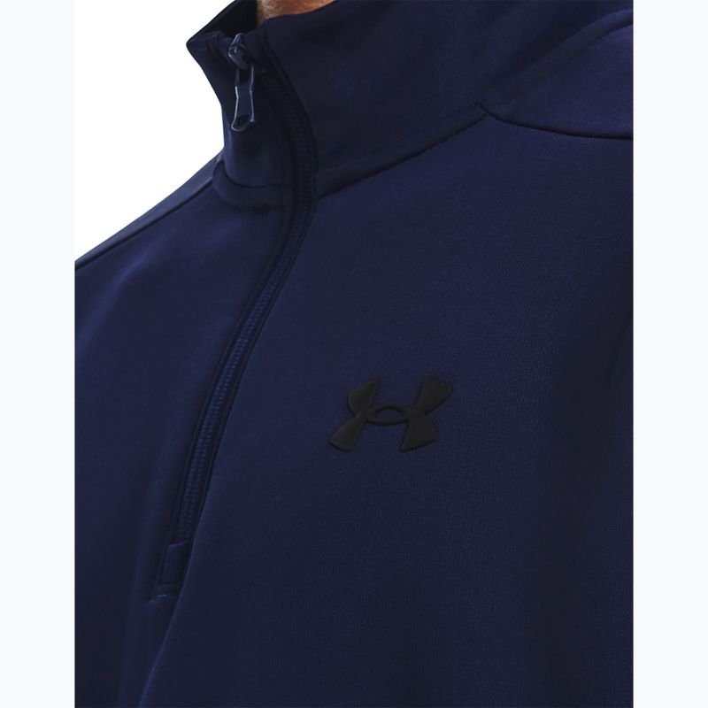 Bluza treningowa męska Under Armour Armour Fleece 1/4 Zip midnight navy/black 6