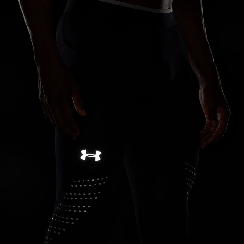Legginsy treningowe męskie Under Armour UA Cg Armour Novelty black/reflective 5