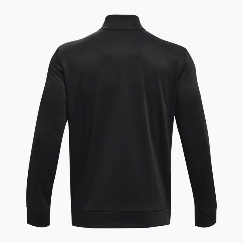 Bluza męska Under Armour Armour Fleece 1/4 Zip black/black 3