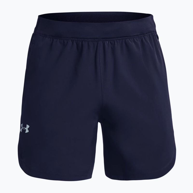 Spodenki treningowe męskie Under Armour UA Stretch-Woven midnight navy/metallic solder 3