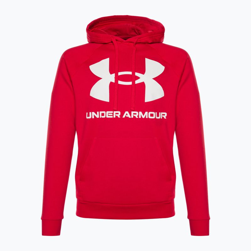 Bluza męska Under Armour Rival Fleece Big Logo HD red/onyx white 5