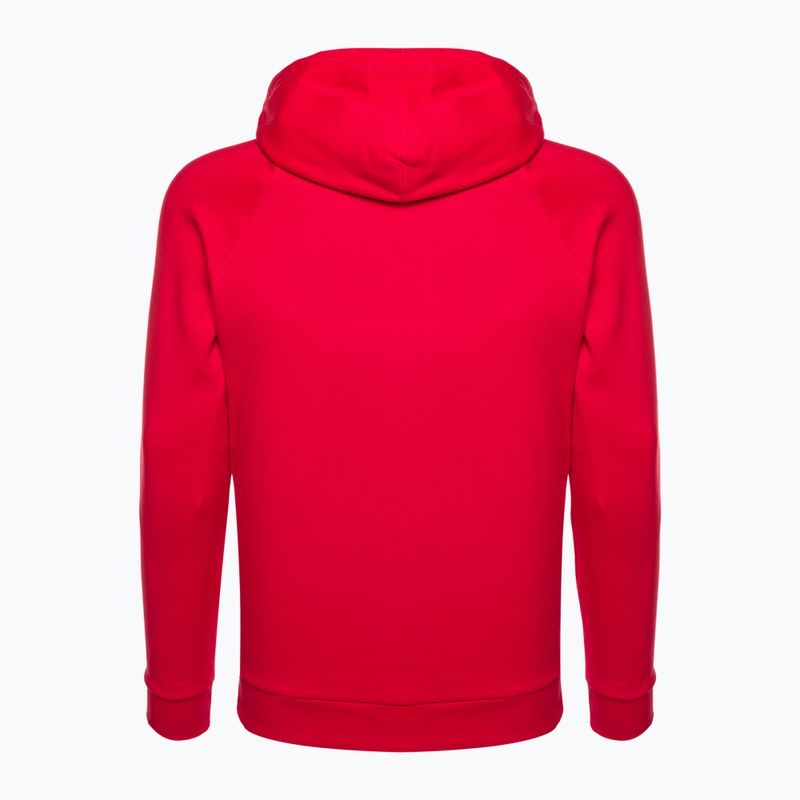 Bluza męska Under Armour Rival Fleece Big Logo HD red/onyx white 6