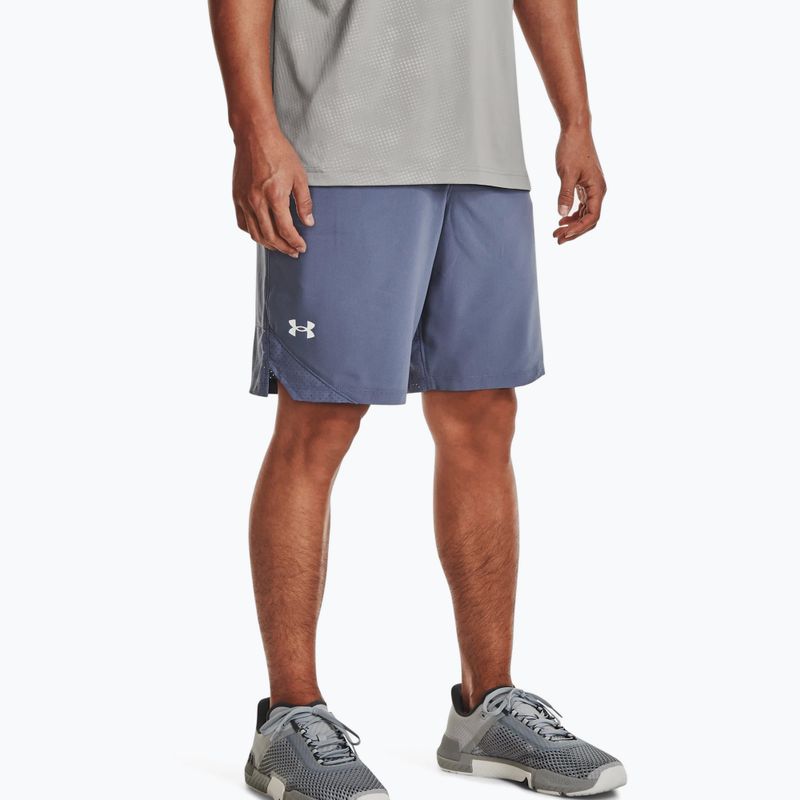 Spodenki treningowe męskie Under Armour UA Vanish Woven 8in aurora purple/white 3