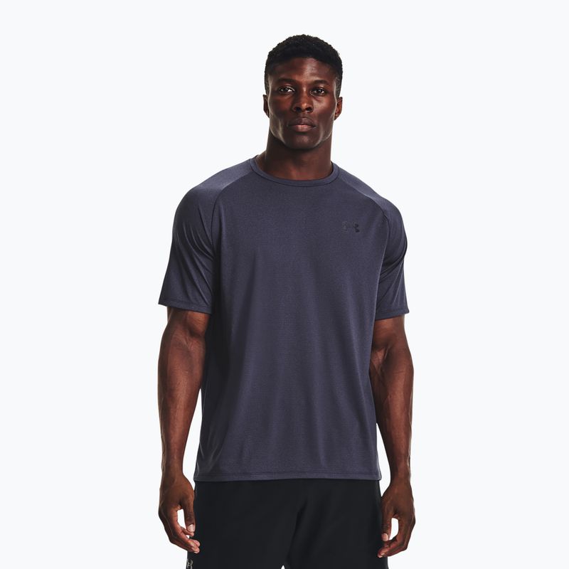 Koszulka treningowa męska Under Armour UA Tech 2.0 Tee Novelty tempered steel/midnight navy 3