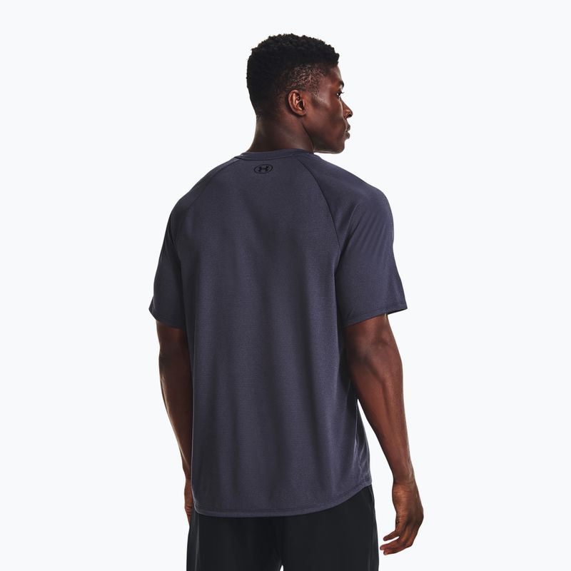 Koszulka treningowa męska Under Armour UA Tech 2.0 Tee Novelty tempered steel/midnight navy 4