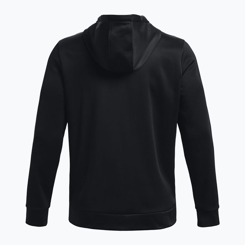 Bluza męska Under Armour Fleece FZ Hoodie black/black 6