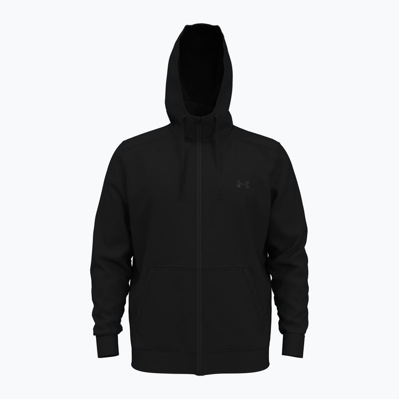 Bluza męska Under Armour Fleece FZ Hoodie black/black 7