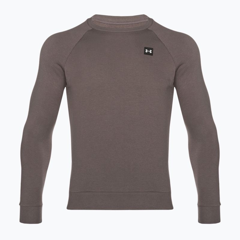 Bluza męska Under Armour Rival Fleece Crew brown 5