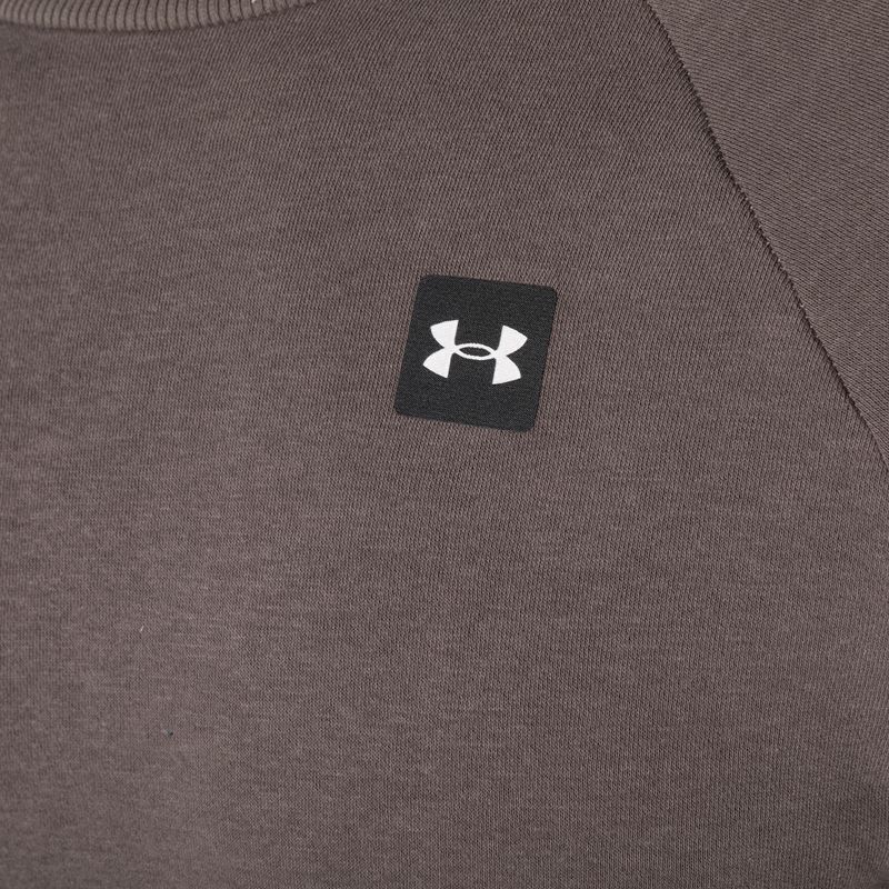 Bluza męska Under Armour Rival Fleece Crew brown 7