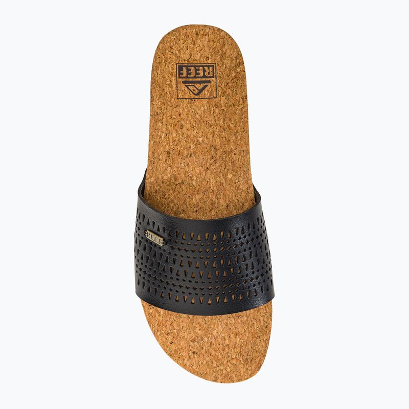 Klapki damskie REEF Cushion Scout Perf black/tan 6