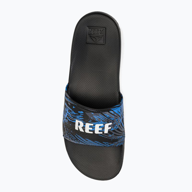 Klapki męskie REEF One Slide black faded palm 6