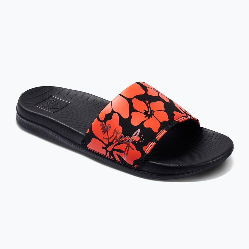 Klapki damskie REEF One Slide hibiscus 9