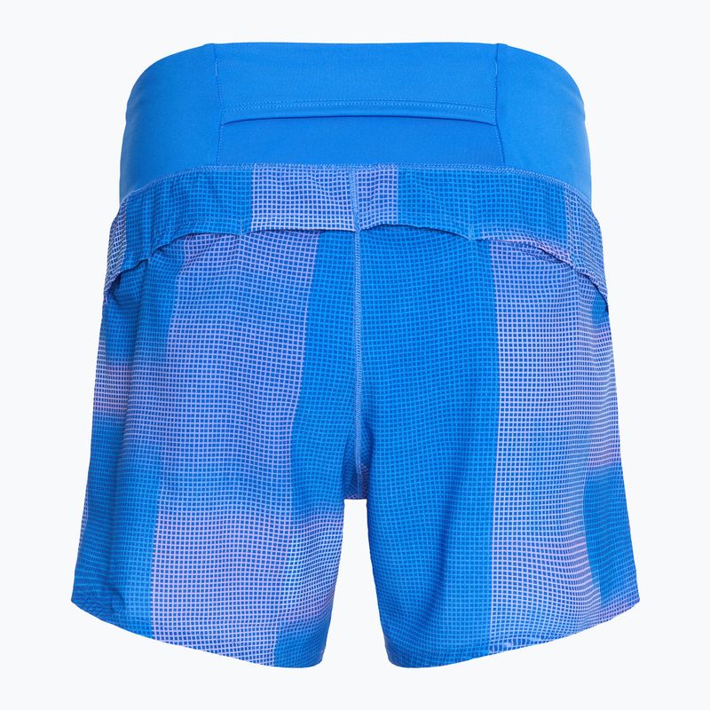 Spodenki do biegania damskie Brooks Chaser 5" blue altitude print 2