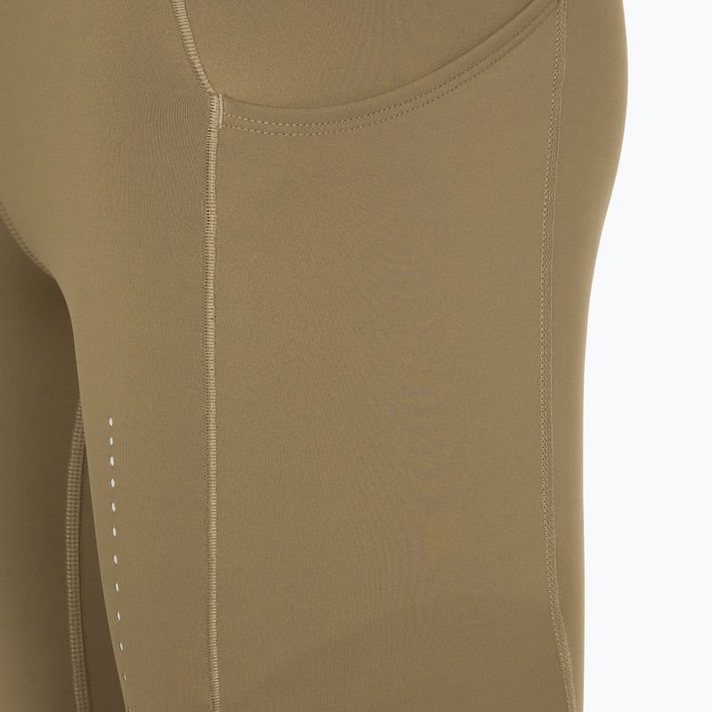 Legginsy do biegania damskie Brooks Method 7/8 Tight dark oatmeal 4