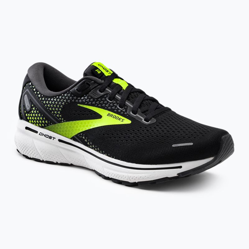 Buty do biegania męskie Brooks Ghost 14 black/pearl/nightlife