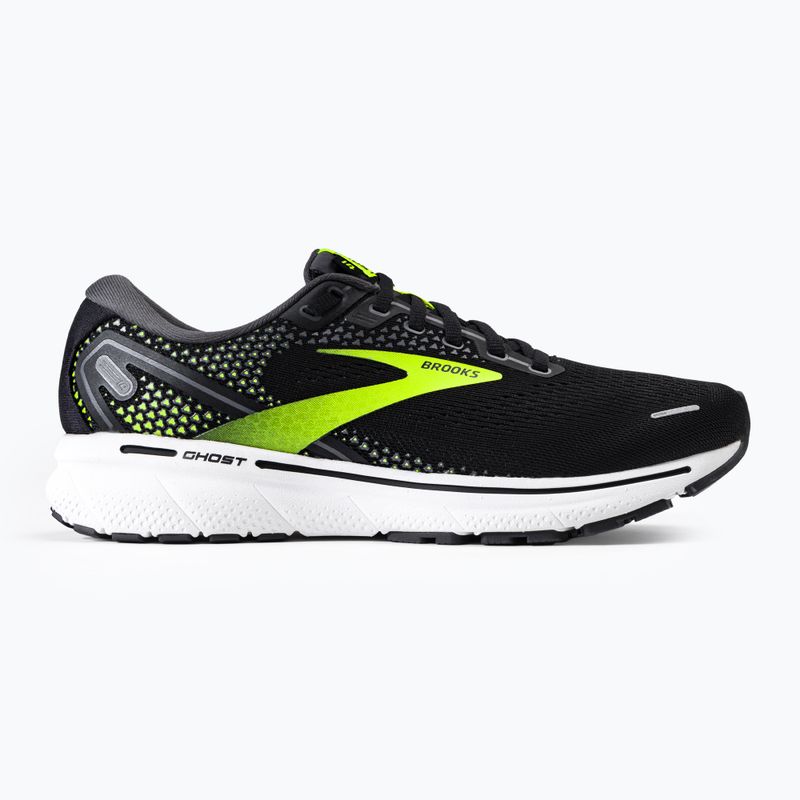 Buty do biegania męskie Brooks Ghost 14 black/pearl/nightlife 2