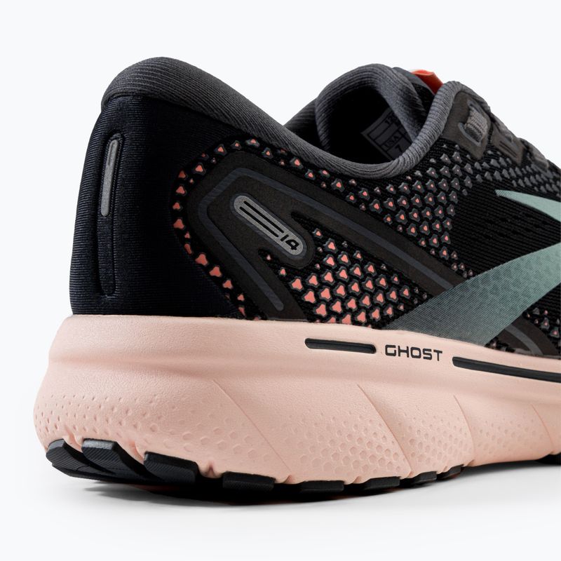 Buty do biegania damskie Brooks Ghost 14 black/pearl/peach 9