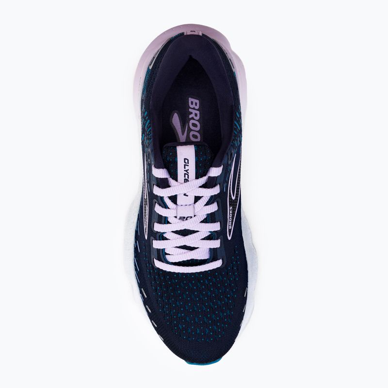 Buty do biegania damskie Brooks Glycerin 20 Slim Fit peacoat/ocean/pastel lilac 8