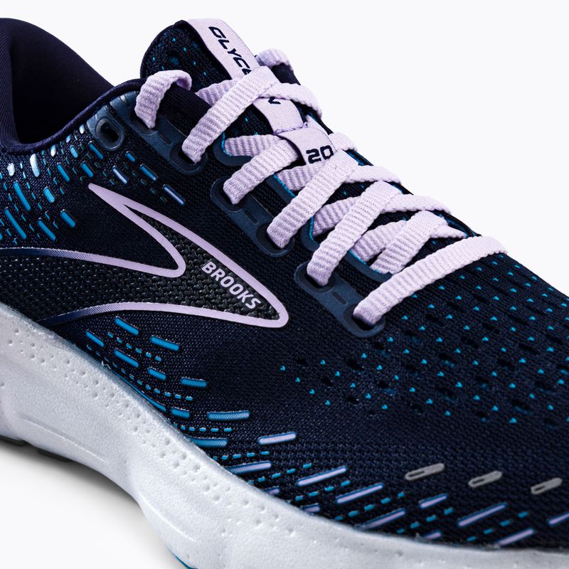 Buty do biegania damskie Brooks Glycerin 20 Slim Fit peacoat/ocean/pastel lilac 10