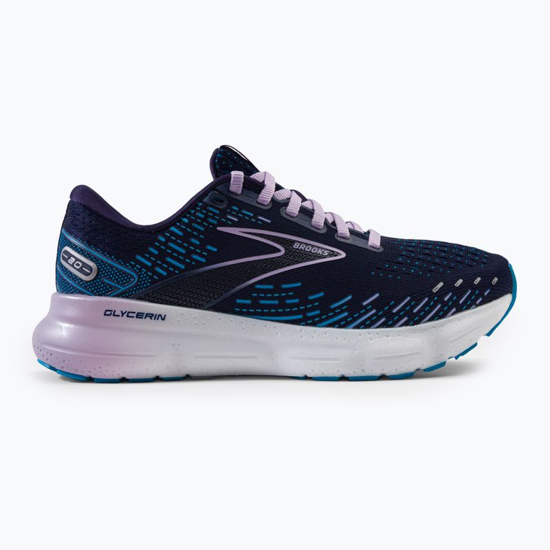 Buty do biegania damskie Brooks Glycerin 20 peacoat/ocean/pastel lilac 2