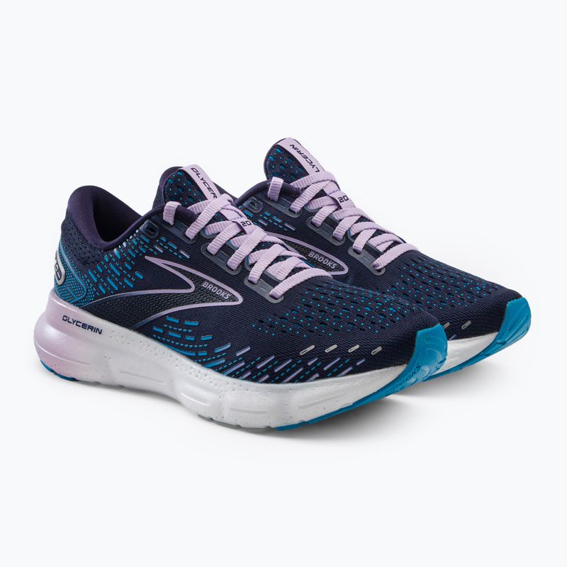 Buty do biegania damskie Brooks Glycerin 20 peacoat/ocean/pastel lilac 5