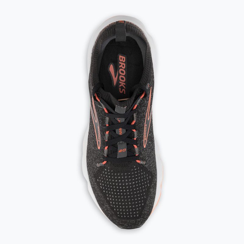 Buty do biegania męskie Brooks Glycerin StealthFit 20 black/blackened pearl/fiery red 6