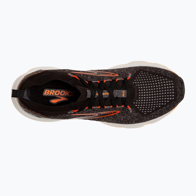 Buty do biegania męskie Brooks Glycerin StealthFit 20 black/blackened pearl/fiery red 12