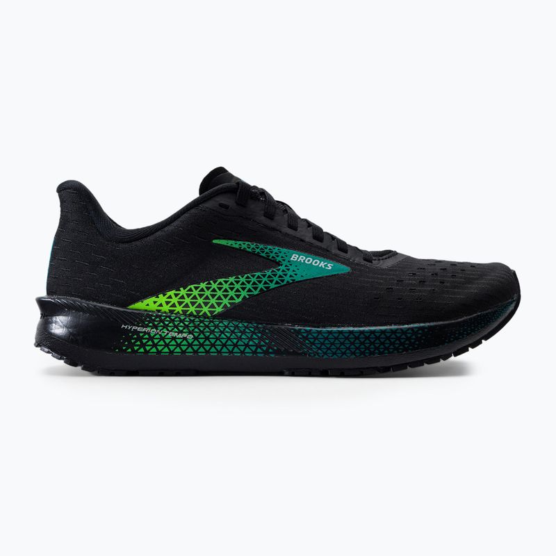 Buty do biegania męskie Brooks Hyperion Tempo black/kayaking/green gecko 2