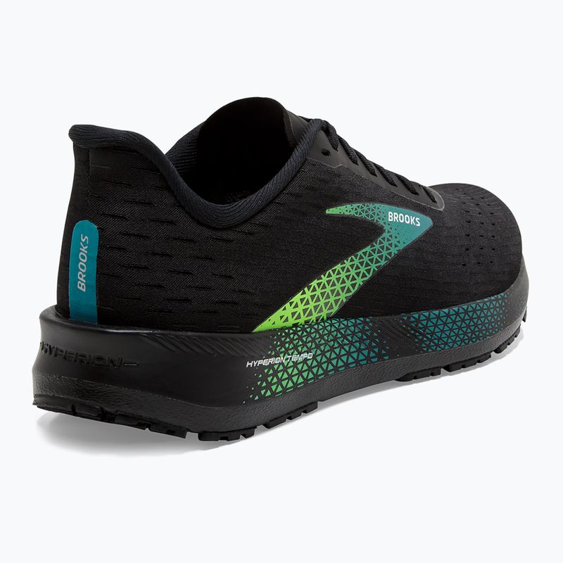 Buty do biegania męskie Brooks Hyperion Tempo black/kayaking/green gecko 11